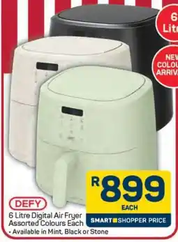 Pick n Pay Hypermarket DEFY 6 Litre Digital Air Fryer offer