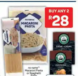 Pick n Pay no name Macaroni Pasta or Spaghetti 500g offer