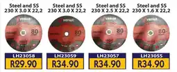 Laduma Hardware catalogue Venus Cutting Disc Steel and SS offer
