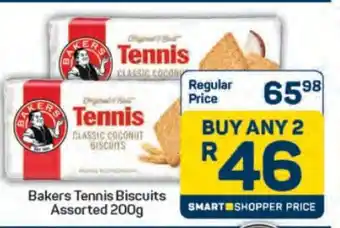 Pick n Pay Bakers Tennis Biscuits Assorted 200g offer