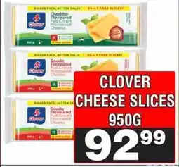 Advance Cash n Carry Clover Cheese Slices 950g offer