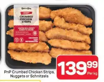 Pick n Pay Hypermarket PnP Crumbed Chicken Strips, Nuggets or Schnitzels offer