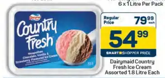 Pick n Pay Dairymaid Country Fresh Ice Cream Assorted 1.8 Litre Each offer