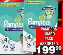 Advance Cash n Carry Pampers Jumbo Pack Assorted offer