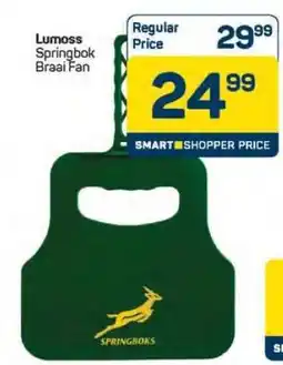 Pick n Pay Hypermarket Lumoss Springbok Braai Fan offer