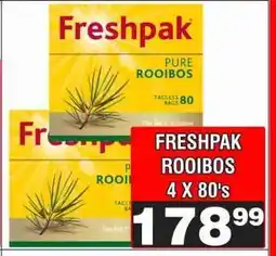 Advance Cash n Carry FRESHPAK ROOIBOS 4 X 80's offer
