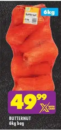 Shoprite BUTTERNUT 6kg bag offer