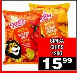 Advance Cash n Carry SIMBA CHIPS 120G offer