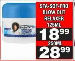 Advance Cash n Carry STA SOF FRO Blow Out Relaxer 125ml offer