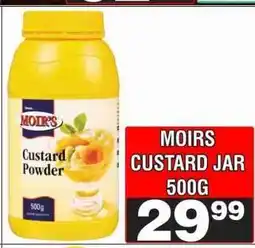 Advance Cash n Carry MOIRS CUSTARD JAR 500G offer