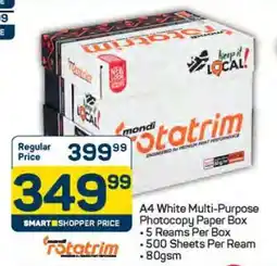 Pick n Pay Rotatrim A4 White Multi-Purpose Photocopy Paper Box offer
