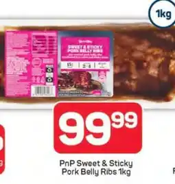 Pick n Pay Hypermarket PnP Sweet & Sticky Pork Belly Ribs 1kg offer
