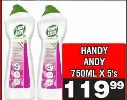 Advance Cash n Carry HANDY ANDY 750ML X 5's offer