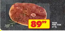 Shoprite TEXAN PORK STEAK offer