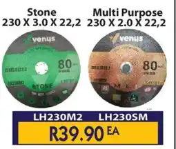 Laduma Hardware catalogue Venus Stone or Multi Purpose Cutting Disc offer