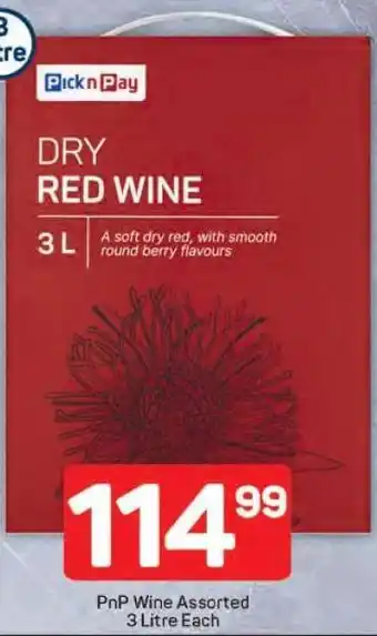 Pick n Pay Hypermarket PnP Wine Assorted offer