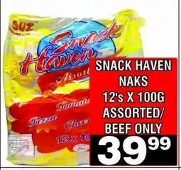 Advance Cash n Carry SNACK HAVEN NAKS offer