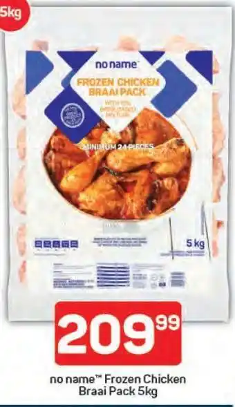 Pick n Pay no name Frozen Chicken Braai Pack 5kg offer