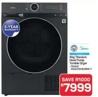 Pick n Pay Hypermarket 8kg Titanium Heat Pump Tumble Dryer offer
