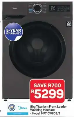Pick n Pay Hypermarket 8kg Titanium Front Loader Washing Machine offer