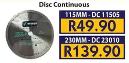 Laduma Hardware catalogue Venus Diamond Cutting Disc Continuous offer