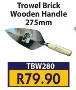 Laduma Hardware catalogue Venus Trowel Brick Wooden Handle offer