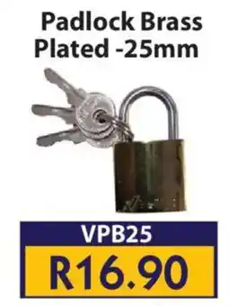 Laduma Hardware catalogue Venus Padlock Brass Plated offer