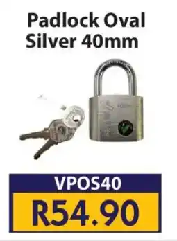 Laduma Hardware catalogue Venus Padlock Oval Silver offer