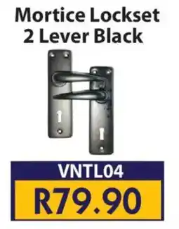 Laduma Hardware catalogue Venus Mortice Lockset 2 Lever Black offer