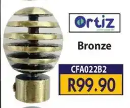 Laduma Hardware catalogue Ortiz Bronze Curtain Finial offer