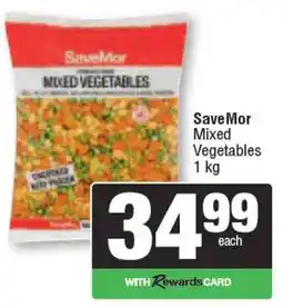 Spar SaveMor Mixed Vegetables offer