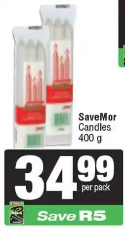Spar SaveMor Candles offer