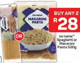 Pick n Pay no name Spaghetti or Macaroni Pasta offer