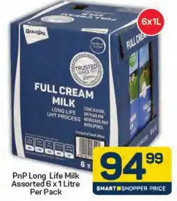Pick n Pay PnP Long Life Milk Assorted offer