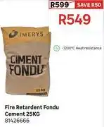 Leroy Merlin Imerys 25Kg Fire Retardent Fondu Cement 81426666 offer