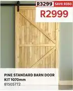 Leroy Merlin Pine Standard Barn Door Kit 1070mm 81505772 offer