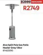 Leroy Merlin Alva 13Kw Split Pole Gas patio Heater (Grey) 81465890 offer