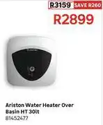 Leroy Merlin Ariston 30Ltr Water Heater Over Basin HT 81452477 offer