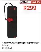 Leroy Merlin 8 Way Multiplug Surge Single Switch (Black) 81488540 offer