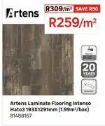 Leroy Merlin Artens Laminate Flooring Intenso Hato3 193 x 1291mm (1.99 Sqm/Box) 81488167-Per Sqm offer
