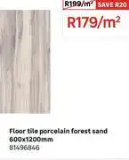 Leroy Merlin Floor Tile Porcelain Forest Sand 600 x 1200mm 81496846-Per Sqm offer