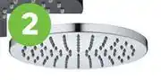Leroy Merlin Sensea Kouta Round Shower Head Chrome 25cm 81492857 offer
