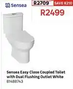 Leroy Merlin Sensea Easy Close Coupled Toilet With Dual Flushing Outlet White 81488743 offer