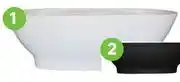 Leroy Merlin Quartz Bath Mixer Including Handshwer Black 81493679 offer