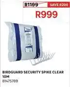 Leroy Merlin Birdguard Security Spike Clear 10m 81475789 offer