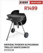 Leroy Merlin Naterial Phoenix Alpha Braai Trolley Grate Dia 57 81493238 offer