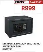 Leroy Merlin Standers L2 Medium Electronic Safety Box 9/10L 81470795 offer