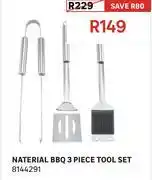 Leroy Merlin Naterial BBQ 3 Piece Tool Set 8144291 offer