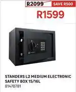Leroy Merlin Standers L2 Medium Electronic Safety Box 15/16L 81470781 offer