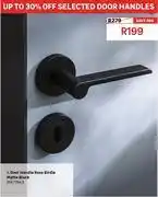 Leroy Merlin Door Handle Rose Birdie Matt Black 81477943 offer